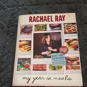 Rachael Ray Cookbook with Red and White Cover 2 Books In One